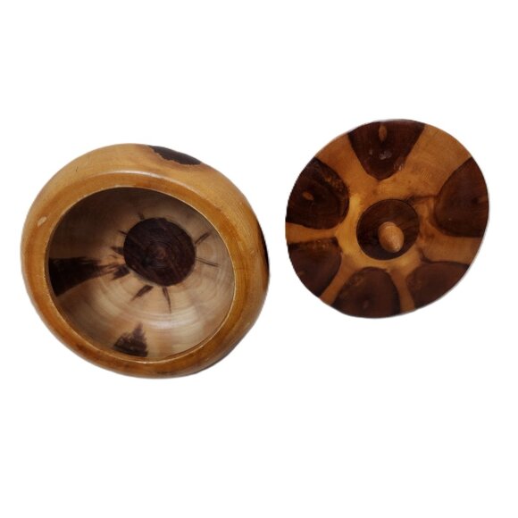 Brazilian Handcrafted Wood Trinket Box By Carlos Zipperer Sobr C1920s - Picture 7 of 8